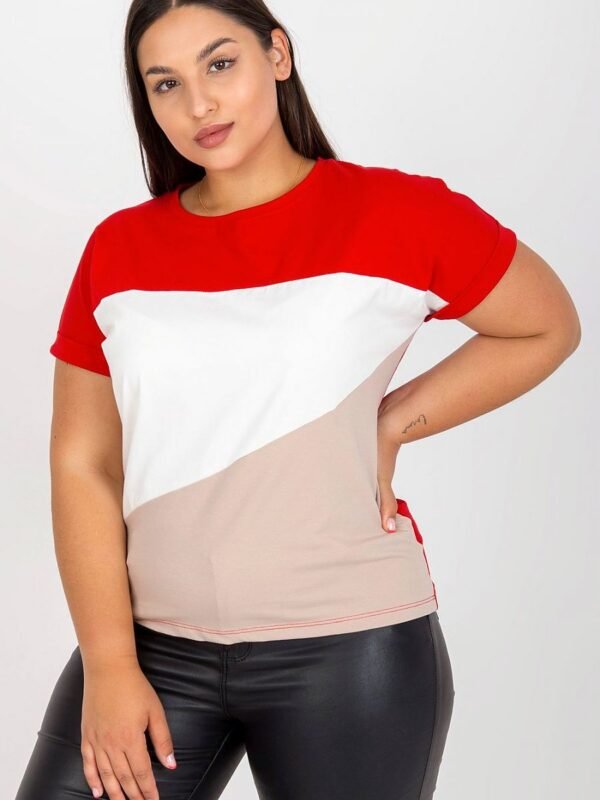 Plus size T-shirt model 166733 Relevance