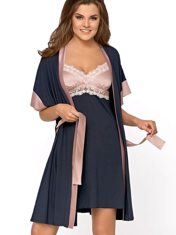 Short bathrobe model 133940 Babella