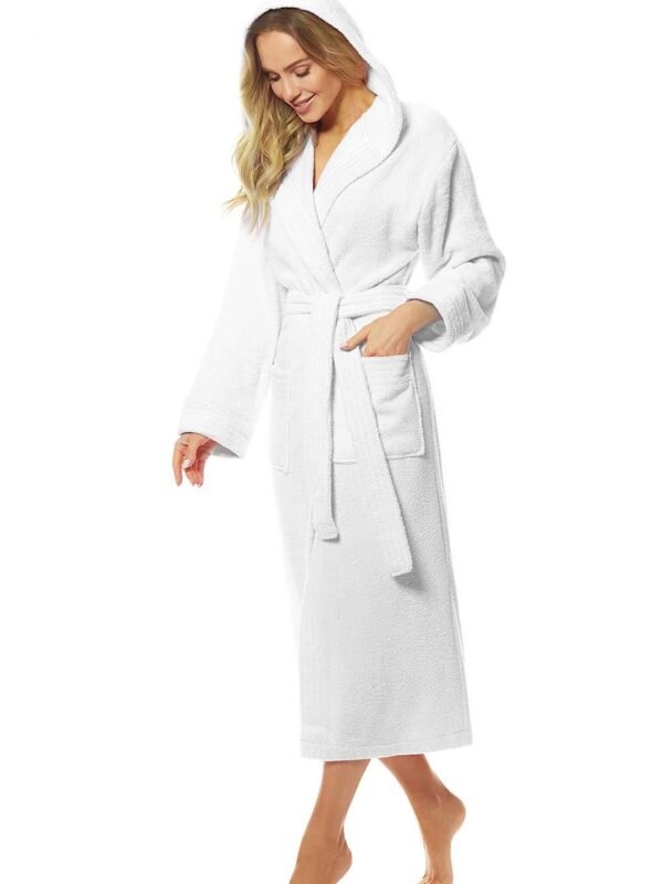 Long bathrobe model 152619 L&L collection